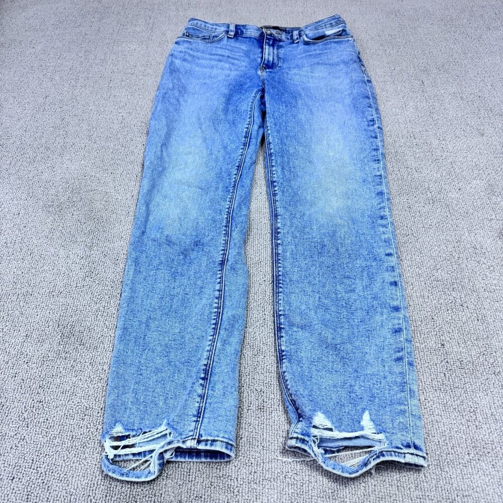 Hudson Nico Jeans Skinny Blue Distressed Pockets Women’s Size 28